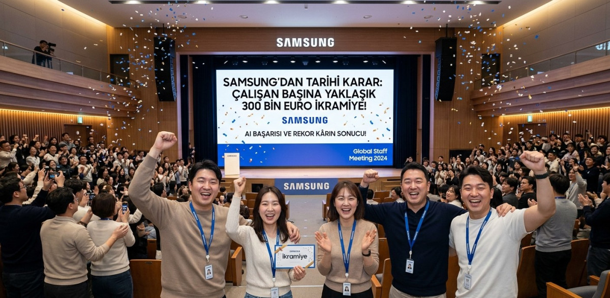 Samsung'dan Tarihi Karar: Çalışan Başına Yaklaşık 300 Bin Euro İkramiye!